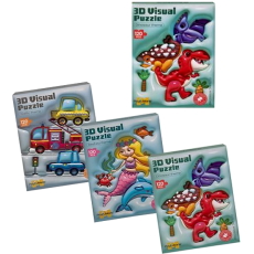 3D Look Visual Puzzle - 120 Piece